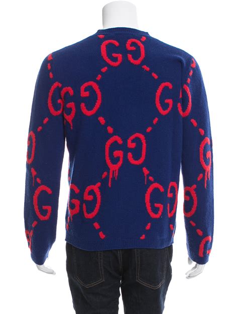 gucci ghost black sweater|Gucci tiger sweater women.